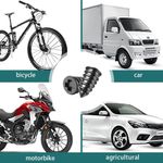 Auto si Moto - Anvelope si jante - Accesorii roti - Kituri pana - Suruburi vulcanizare anvelope, set 60 bucati - Infinity.ro