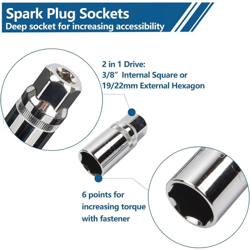 Auto si Moto - Reparatii si depanare - Scule auto - Scule si truse auto - Prelungitoare tubulare organizate pe tava de sertar set 23 piese - Infinity.ro