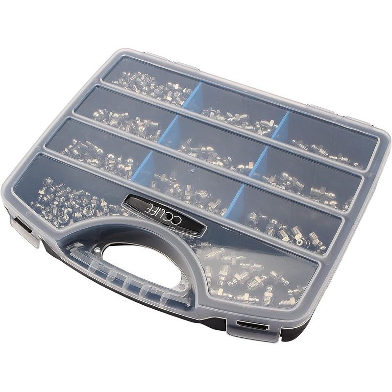 Auto si Moto - Reparatii si depanare - Scule auto - Scule si truse auto - Nipluri de cuplare pentru pompa de gresat set 270 piese - Infinity.ro