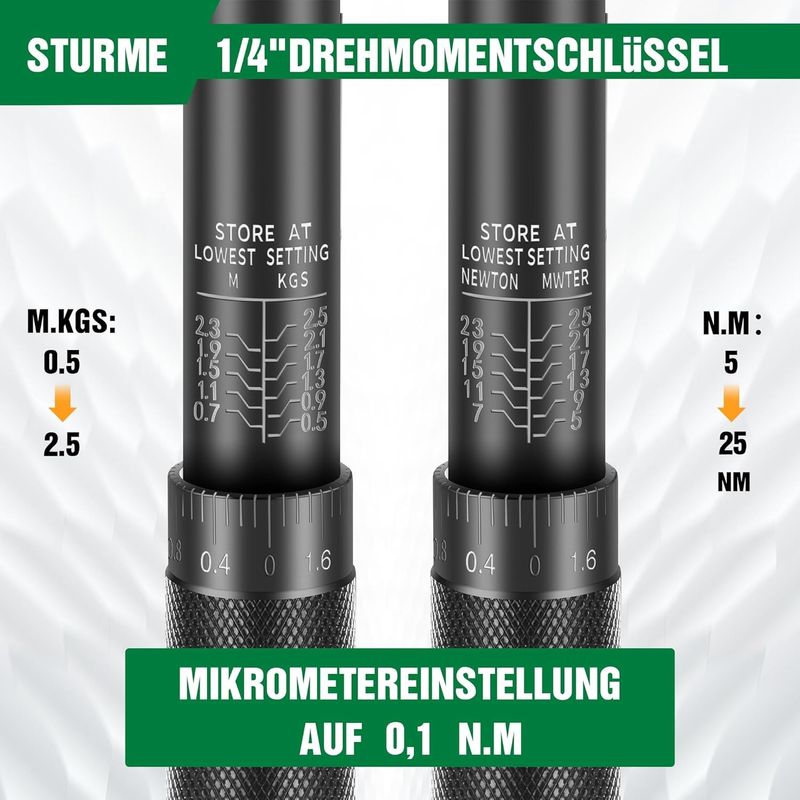 Auto si Moto - Reparatii si depanare - Scule auto - Scule si truse auto - Cheie dinamometrica 5-25 Nm, eroare ± 3%,patrat 1/4", clichet 45 dinti - Infinity.ro