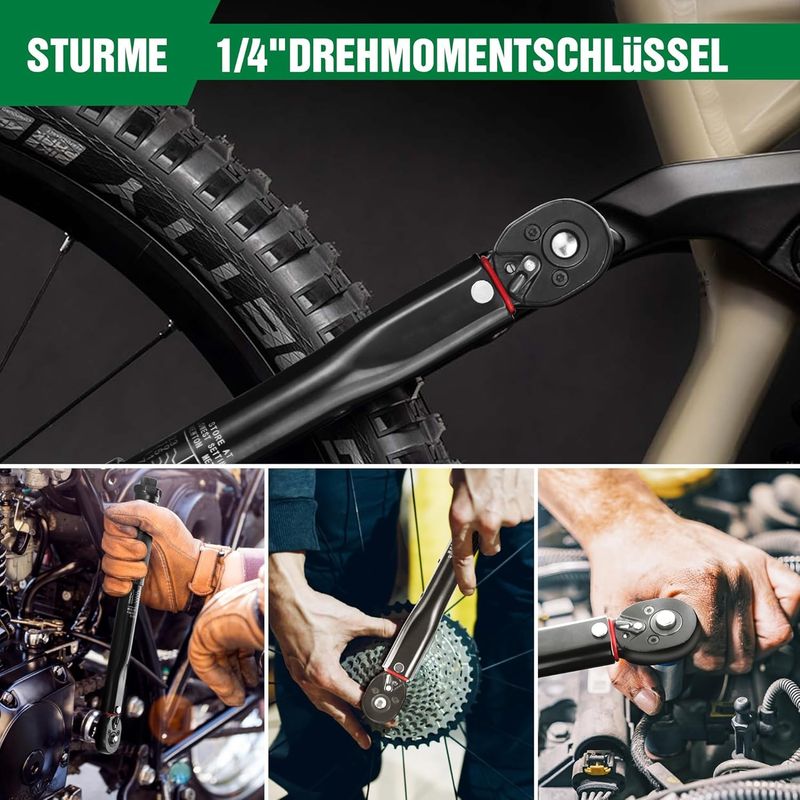 Auto si Moto - Reparatii si depanare - Scule auto - Scule si truse auto - Cheie dinamometrica 5-25 Nm, eroare ± 3%,patrat 1/4", clichet 45 dinti - Infinity.ro