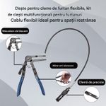 Auto si Moto - Reparatii si depanare - Scule auto - Scule si truse auto - Set de clesti pentru cleme de furtun 9 piese pentru utilizare auto - Infinity.ro