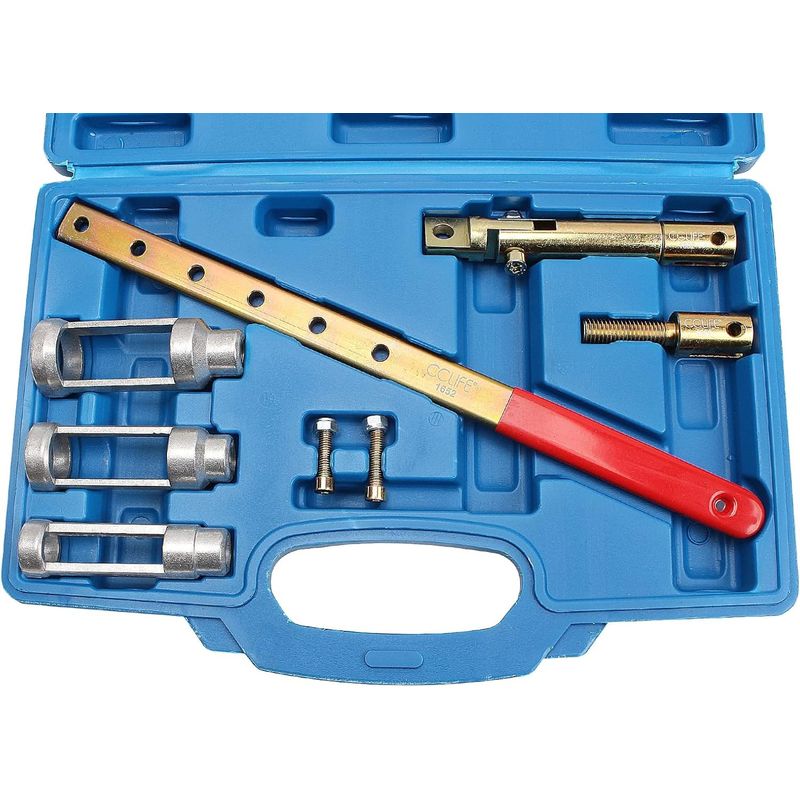 Auto si Moto - Reparatii si depanare - Scule auto - Scule si truse auto - Trusa comprimat arcuri supape 20 26 34 mm 8 piese - Infinity.ro
