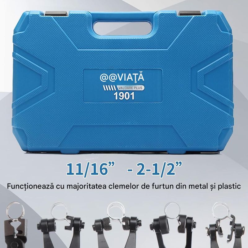 Auto si Moto - Reparatii si depanare - Scule auto - Scule si truse auto - Set de clesti pentru cleme de furtun 9 piese pentru utilizare auto - Infinity.ro