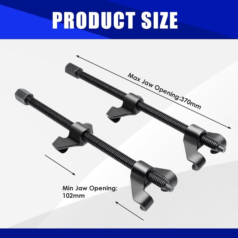 Auto si Moto - Reparatii si depanare - Scule auto - Scule si truse auto - Prese arcuri inlocuit amortizoare sau flanse amortizoare set 2 bucati 370 mm - Infinity.ro