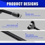 Auto si Moto - Reparatii si depanare - Scule auto - Scule si truse auto - Prese arcuri inlocuit amortizoare sau flanse amortizoare set 2 bucati 370 mm - Infinity.ro
