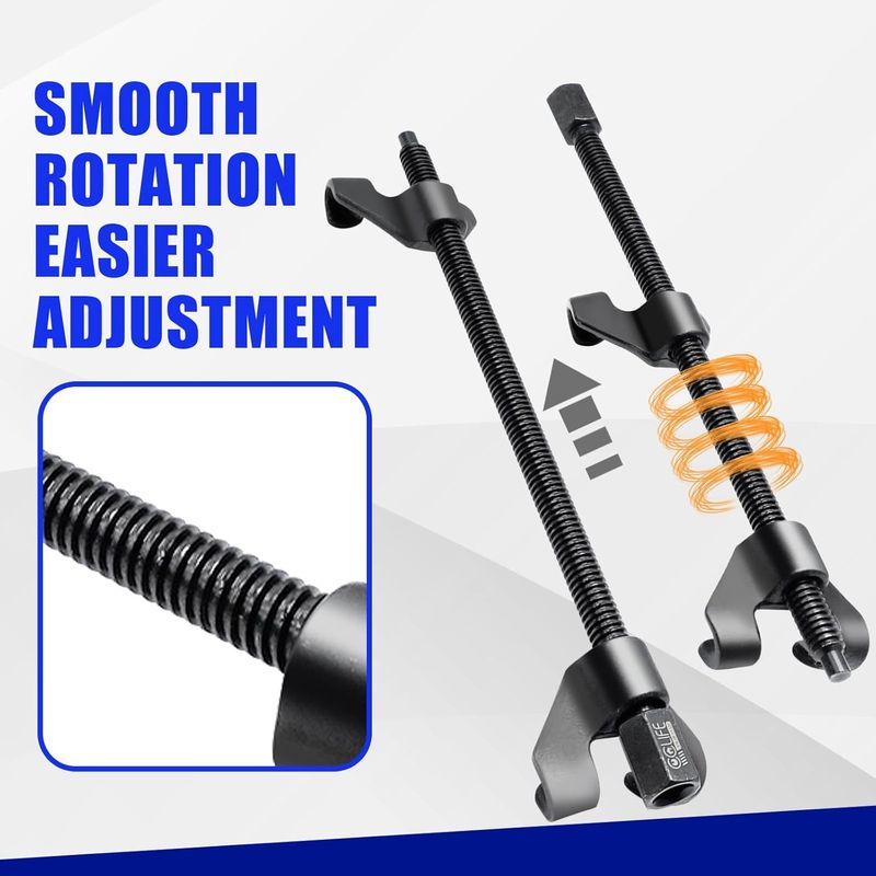Auto si Moto - Reparatii si depanare - Scule auto - Scule si truse auto - Prese arcuri inlocuit amortizoare sau flanse amortizoare set 2 bucati 370 mm - Infinity.ro