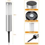 Casa si Gradina - Corpuri si surse de iluminat - Iluminat exterior - Lampi solare - Lampi solare pentru gradina, cai de acces, din otel inoxidabil set 2 BUC - Infinity.ro