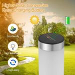Casa si Gradina - Corpuri si surse de iluminat - Iluminat exterior - Lampi solare - Lampi solare pentru gradina, cai de acces, din otel inoxidabil set 2 BUC - Infinity.ro