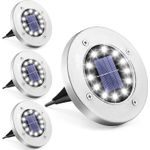 Casa si Gradina - Corpuri si surse de iluminat - Iluminat exterior - Lampi solare - Lampi solare pentru gradina 12 LED-uri, cai de acces, impermeabile, de exterior set 4 lumini - Infinity.ro