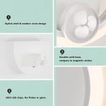 Casa si Gradina - Corpuri si surse de iluminat - Plafoniere, aplice si spoturi - Lampa rotunda de perete din acril de 12W, 1080LM, cu 3 temperaturi de culoare (2700K-6500K) - Infinity.ro