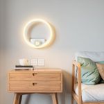 Casa si Gradina - Corpuri si surse de iluminat - Plafoniere, aplice si spoturi - Lampa rotunda de perete din acril de 12W, 1080LM, cu 3 temperaturi de culoare (2700K-6500K) - Infinity.ro