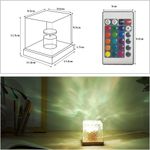Casa si Gradina - Corpuri si surse de iluminat - Veioze si lampi - Lampi de veghe - Lampa de veghe LED Waves cu 16 lumini RGB cu telecomanda - Infinity.ro