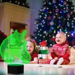 Casa si Gradina - Corpuri si surse de iluminat - Veioze si lampi - Lampi de veghe - Lampa de veghe 3D Cal, 8 culori,  alimentare USB - Infinity.ro