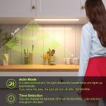 Casa si Gradina - Corpuri si surse de iluminat - Veioze si lampi - Lampi de veghe - Lumina LED pentru dulap cu senzor de miscare, 2200 mAh reincarcabila prin USB 40CM 2 buc - Infinity.ro