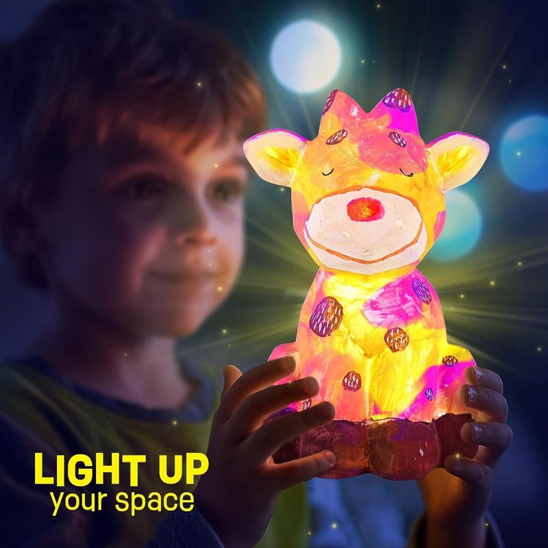 Casa si Gradina - Corpuri si surse de iluminat - Veioze si lampi - Lampi de veghe - Lampa de veghe cerb cu set de pictura - Infinity.ro