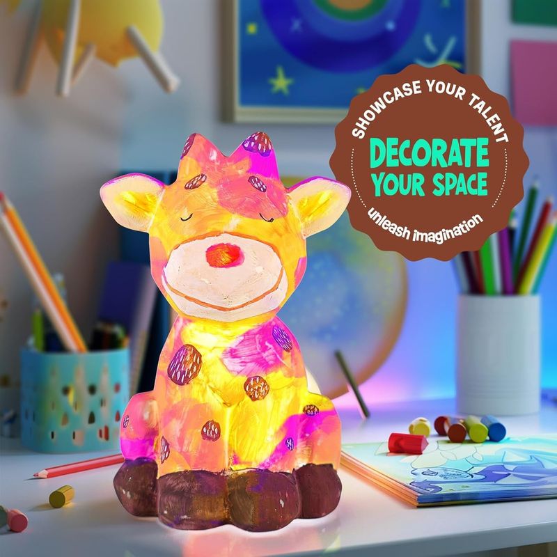Casa si Gradina - Corpuri si surse de iluminat - Veioze si lampi - Lampi de veghe - Lampa de veghe cerb cu set de pictura - Infinity.ro