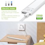 Casa si Gradina - Corpuri si surse de iluminat - Veioze si lampi - Lampi de veghe - Lumina LED pentru dulap cu senzor de miscare, 2200 mAh reincarcabila prin USB 40CM 2 buc - Infinity.ro