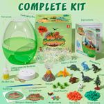 Casa si Gradina - Corpuri si surse de iluminat - Veioze si lampi - Lampi de veghe - Lumina de noapte in forma de terariu cu dinozauri si accesorii pentru o lume magica - Infinity.ro