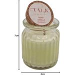 Casa si Gradina - Decoratiuni - Aromaterapie si lumanari - Suporturi lumanari - Lumanare parfumata vanilie din ceara de soia 60 gr in borcan de sticla cu capac - Infinity.ro