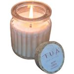 Casa si Gradina - Decoratiuni - Aromaterapie si lumanari - Suporturi lumanari - Lumanare parfumata vanilie din ceara de soia 60 gr in borcan de sticla cu capac - Infinity.ro