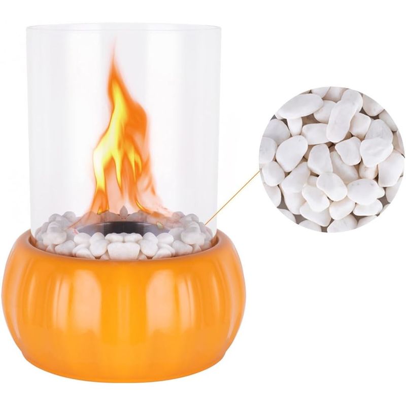 Casa si Gradina - Decoratiuni - Aromaterapie si lumanari - Suporturi lumanari - Semineu decorativ de masa cu bio-etanol, fara gaze si fara fum - Infinity.ro