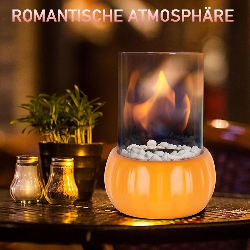 Casa si Gradina - Decoratiuni - Aromaterapie si lumanari - Suporturi lumanari - Semineu decorativ de masa cu bio-etanol, fara gaze si fara fum - Infinity.ro