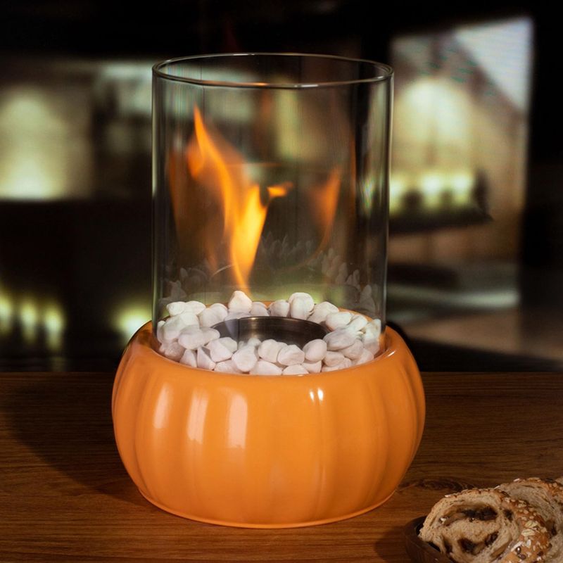 Casa si Gradina - Decoratiuni - Aromaterapie si lumanari - Suporturi lumanari - Semineu decorativ de masa cu bio-etanol, fara gaze si fara fum - Infinity.ro