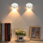 Casa si Gradina - Corpuri si surse de iluminat - Plafoniere, aplice si spoturi - Lampi LED magnetice reincarcabile USB, cu senzor de miscare, albe, 2 bucati - Infinity.ro