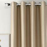Casa si Gradina - Textile si covoare - Perdele si draperii - Perdele - Perdele blackout crem groase 260 cm inaltime, 140 cm latime, set 2 bucati - Infinity.ro
