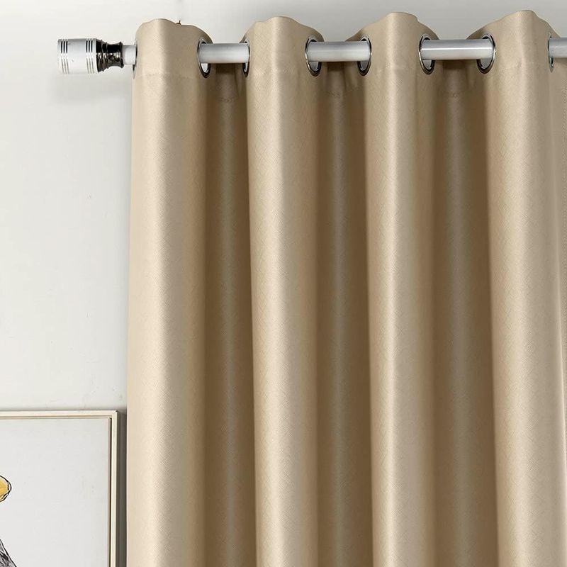 Casa si Gradina - Textile si covoare - Perdele si draperii - Perdele - Perdele blackout crem groase 260 cm inaltime, 140 cm latime, set 2 bucati - Infinity.ro