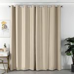 Casa si Gradina - Textile si covoare - Perdele si draperii - Perdele - Perdele blackout crem groase 260 cm inaltime, 140 cm latime, set 2 bucati - Infinity.ro