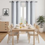 Casa si Gradina - Textile si covoare - Perdele si draperii - Perdele - Perdele semi-transparente din dantela gri H280x140L cm, set 2 bucati - Infinity.ro