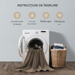 Casa si Gradina - Textile si covoare - Perdele si draperii - Perdele - Perdele termice groase 260 cm inaltime, 140 cm latime, set 2 bucati Maro - Infinity.ro