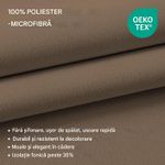 Casa si Gradina - Textile si covoare - Perdele si draperii - Perdele - Perdele termice groase 260 cm inaltime, 140 cm latime, set 2 bucati Maro - Infinity.ro