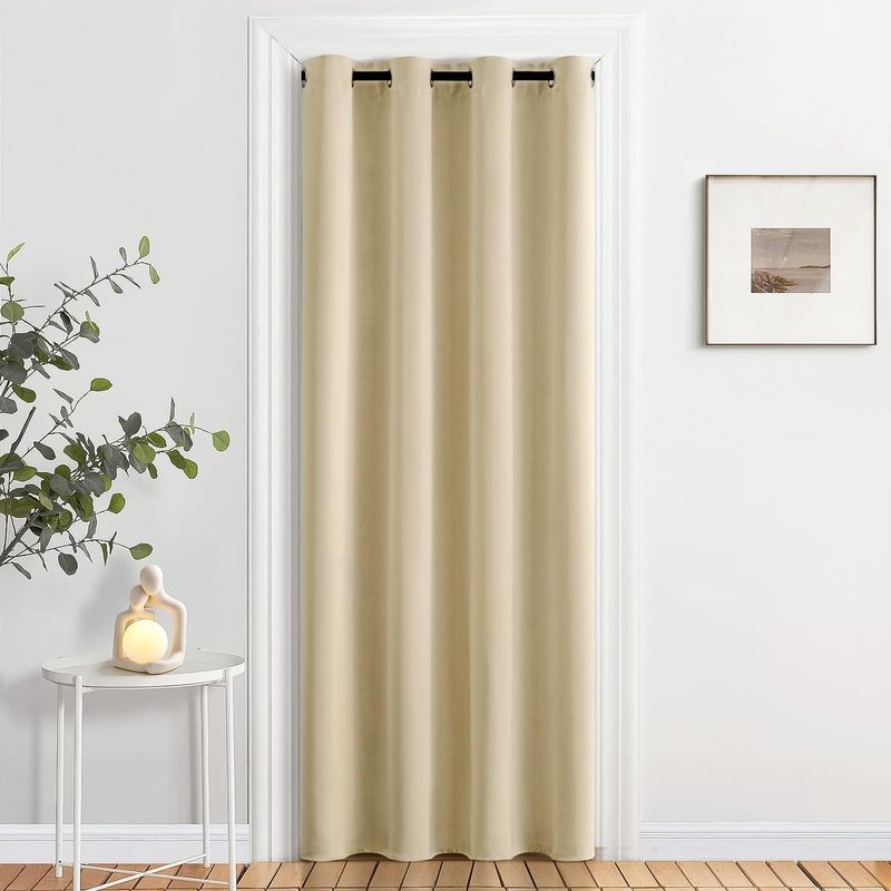 Casa si Gradina - Textile si covoare - Perdele si draperii - Perdele - Perdea termica groasa 280 cm inaltime, 140 cm latime, Bej galbui-1 bucata - Infinity.ro