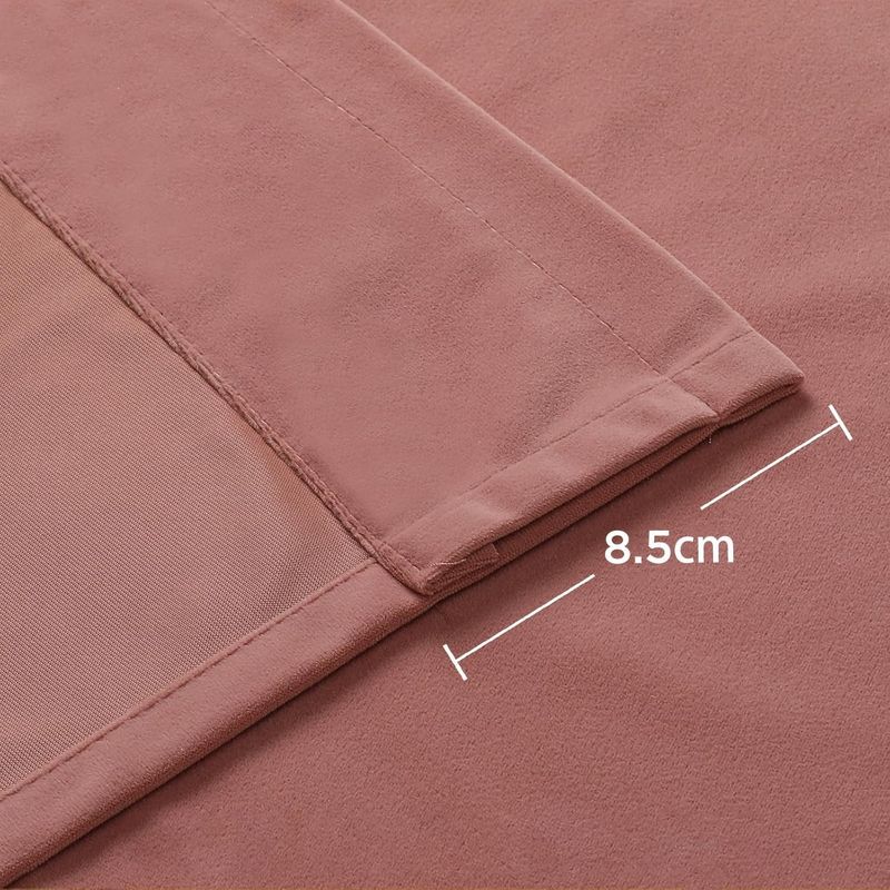 Casa si Gradina - Textile si covoare - Perdele si draperii - Perdele - Perdele termice groase 244 cm inaltime, 132 cm latime, set 2 bucati, Roz - Infinity.ro