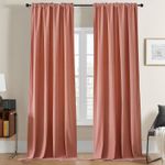 Casa si Gradina - Textile si covoare - Perdele si draperii - Perdele - Perdele termice groase 244 cm inaltime, 132 cm latime, set 2 bucati, Roz - Infinity.ro
