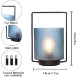 Casa si Gradina - Corpuri si surse de iluminat - Veioze si lampi - Lampi de veghe - Lampa LED , tip felinar, cu temporizator H:20 cm - Infinity.ro