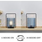 Casa si Gradina - Corpuri si surse de iluminat - Veioze si lampi - Lampi de veghe - Lampa LED , tip felinar, cu temporizator H:20 cm - Infinity.ro