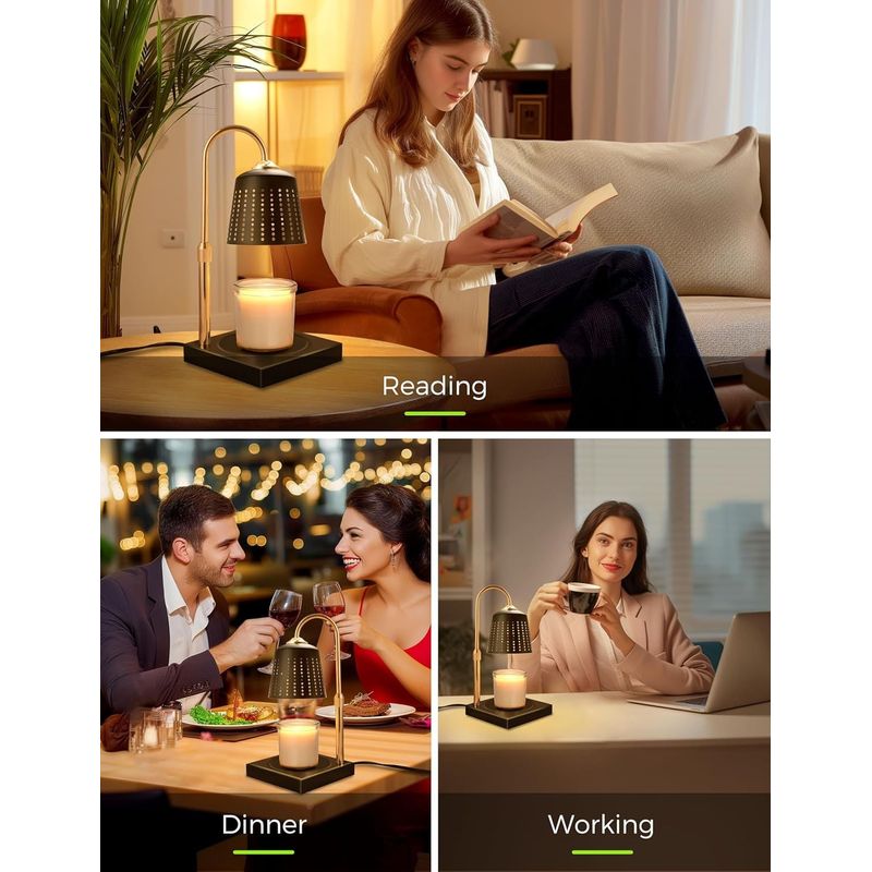 Casa si Gradina - Corpuri si surse de iluminat - Veioze si lampi - Lampi de veghe - Lampa incalzire controlata a lumanarilor parfumate - Infinity.ro