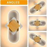 Casa si Gradina - Corpuri si surse de iluminat - Plafoniere, aplice si spoturi - Lampa versatila de perete LED 14W, 3000K, 1920Lm, lungime 41 cm, alimentare 220 V - Infinity.ro