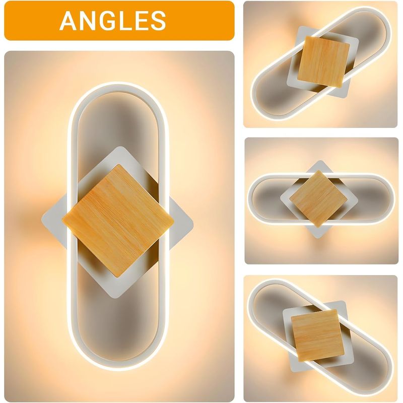 Casa si Gradina - Corpuri si surse de iluminat - Plafoniere, aplice si spoturi - Lampa versatila de perete LED 14W, 3000K, 1920Lm, lungime 41 cm, alimentare 220 V - Infinity.ro