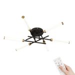 Casa si Gradina - Corpuri si surse de iluminat - Plafoniere, aplice si spoturi - Lampa plafon cu 6 leduri si telecomanda, 24W cu 3 culori de lumina - Infinity.ro