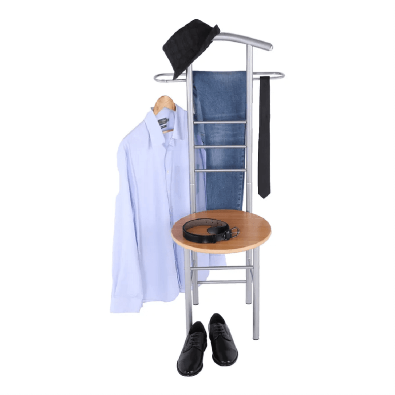 Casa si Gradina - Mobilier - Organizare si depozitare - Cuiere - Cuier, servitorul surd, fag/argintiu, FRANK - Infinity.ro
