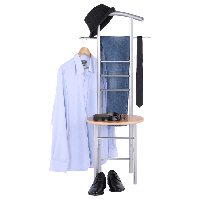 Casa si Gradina - Mobilier - Organizare si depozitare - Cuiere - Cuier, servitorul surd, fag/argintiu, FRANK - Infinity.ro