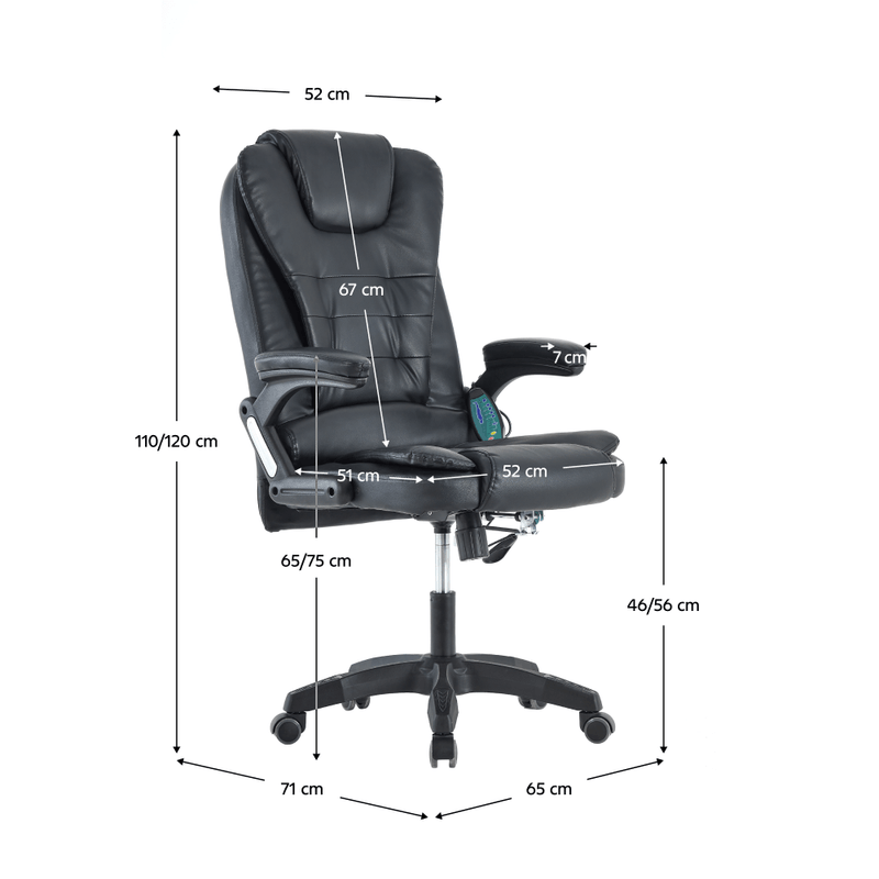 Casa si Gradina - Mobilier - Scaune si fotolii - Scaune - Scaun de birou cu functie de masaj, negru, TYLER NEW - Infinity.ro