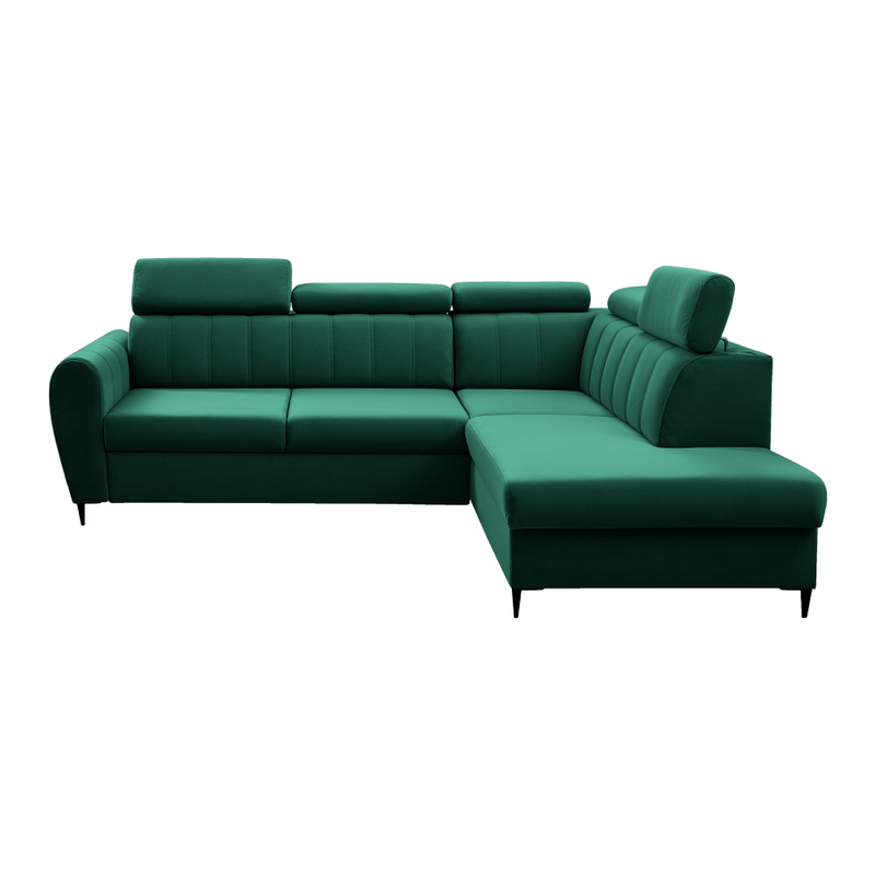 Casa si Gradina - Mobilier - Canapele si coltare - Canapele - Canapea extensibila, smarald, dreapta, KORIO L - Infinity.ro