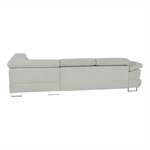 Casa si Gradina - Mobilier - Canapele si coltare - Canapele - Set canapea, gri deschis, material textil, dreapta, BUTON P - Infinity.ro