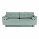 Casa si Gradina - Mobilier - Canapele si coltare - Canapele - Canapea extensibila, verde menta textil Queens, AURELIA - Infinity.ro